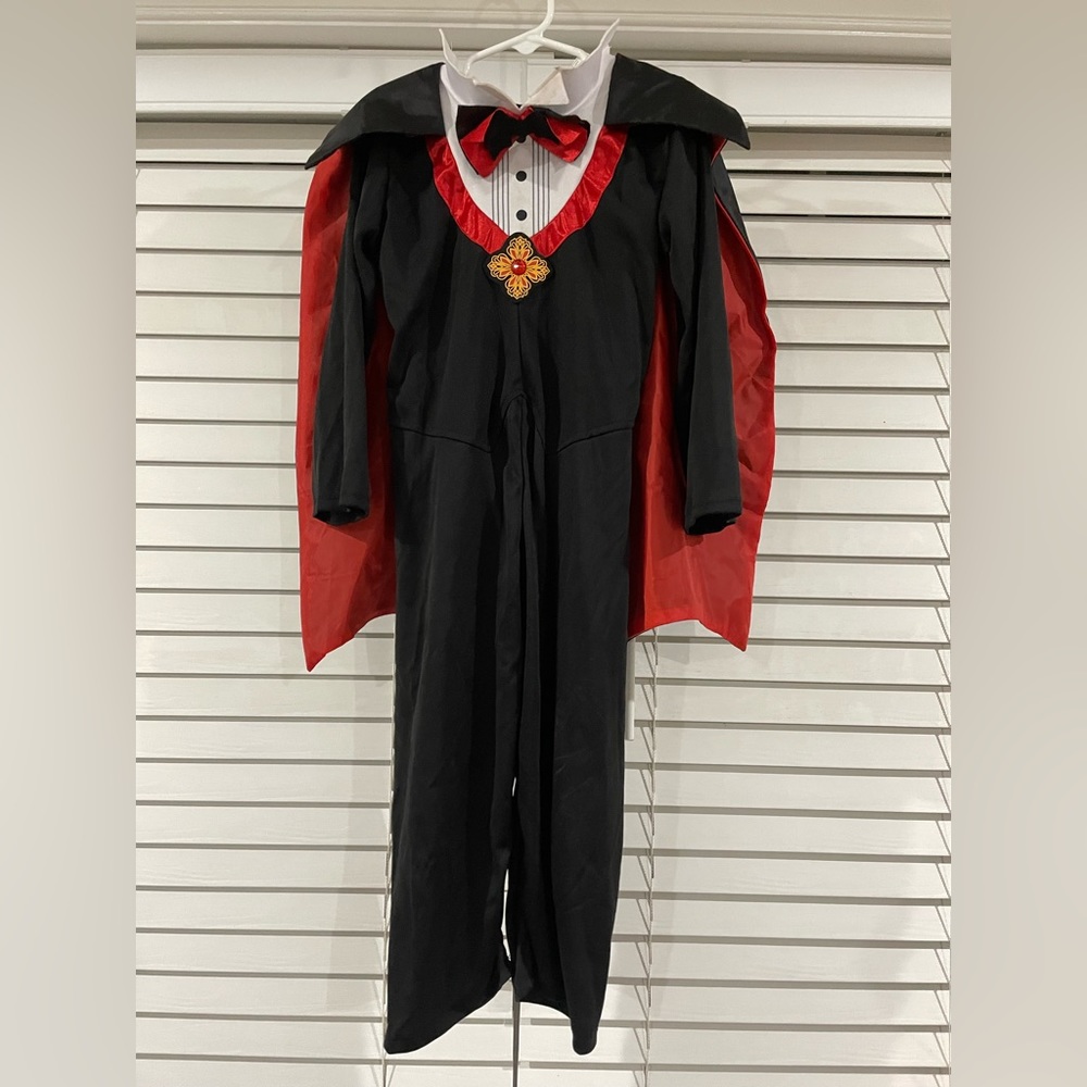 Dracula Halloween Costume 1-2 years old. So cute! We loved it